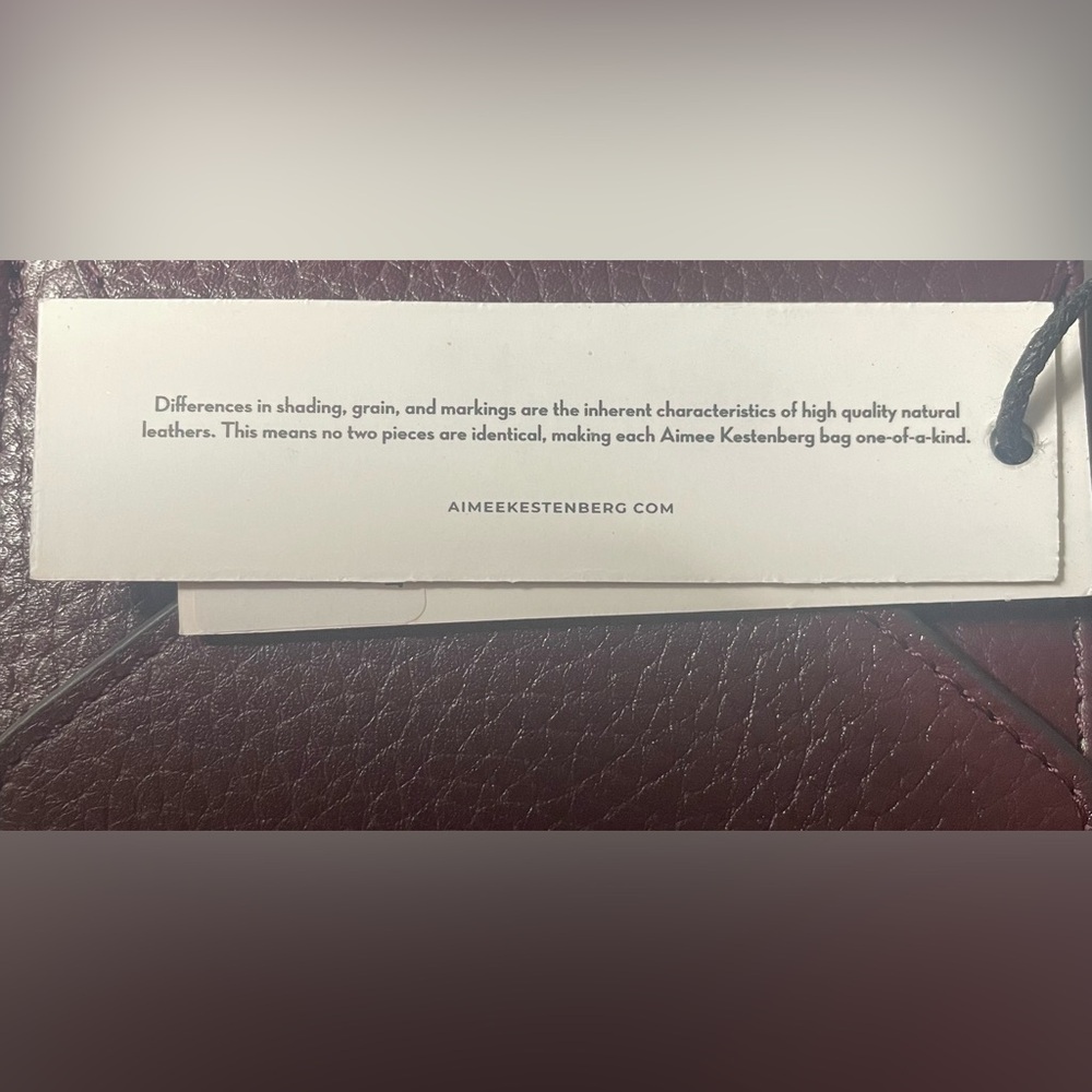 Aimee Kestenberg Zip It Up Trifold Leather Wallet in True Plum - Picture 13 of 13